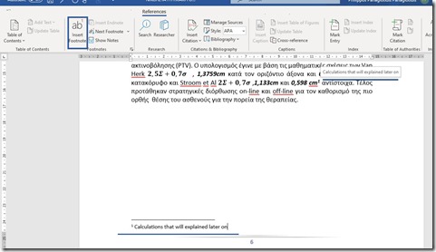 How To Insert A Footnote in a Microsoft Word Document?