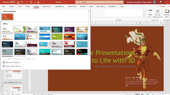 How To Apply A Theme To A Microsoft PowerPoint Presentation